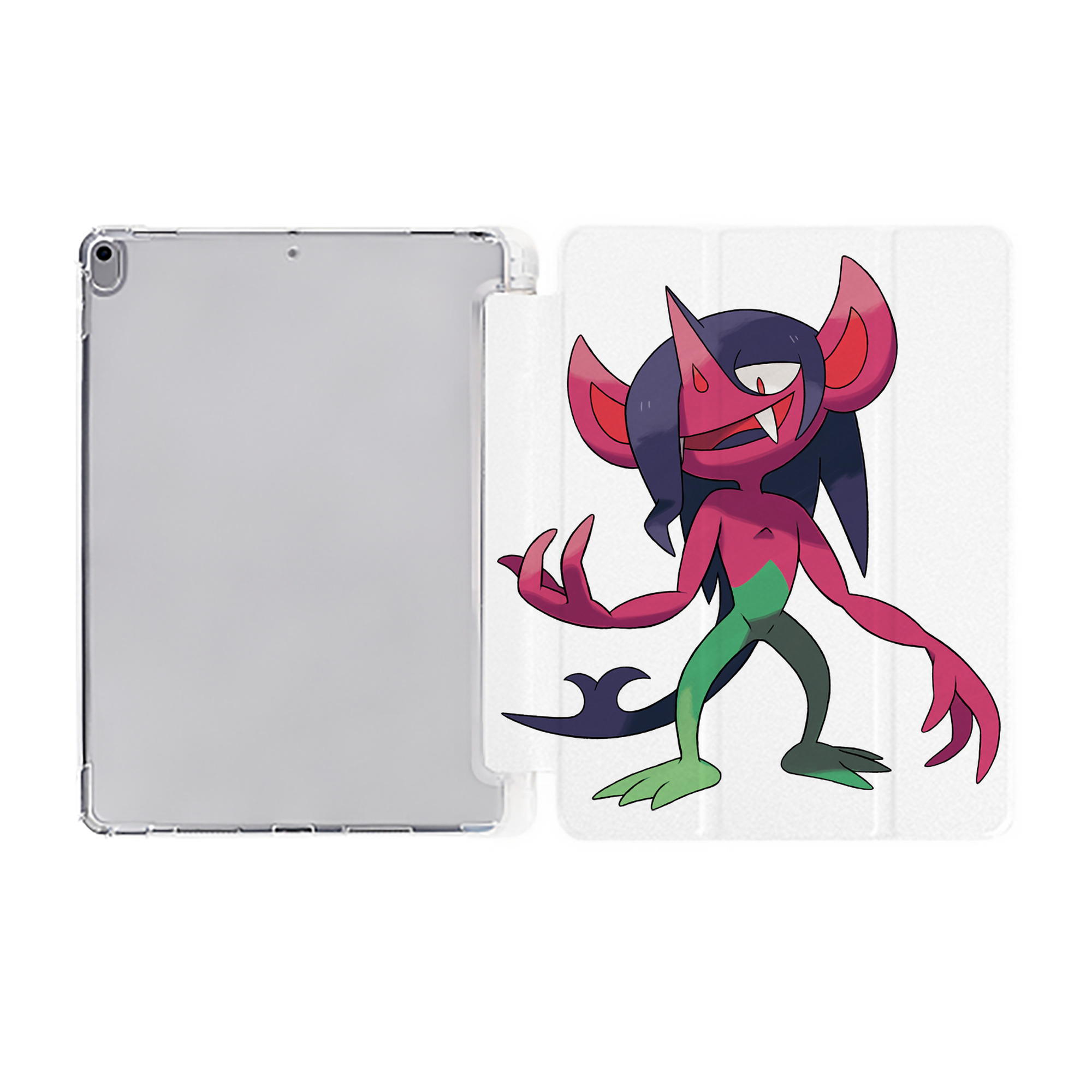 （画像用） ポケットモンスター Pokémon IPad ケース ペン収納付き 三つ折りスタンド PUレザー×シリコン 対応機種9.5/10.5/10.9インチ